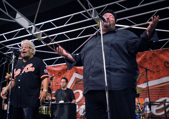 Latin rock band Malo performs at the 2nd Annual Menudo Festival. Photo by Stephanie Weldy