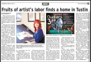 Fruits of artist's labor find a home in Tustin